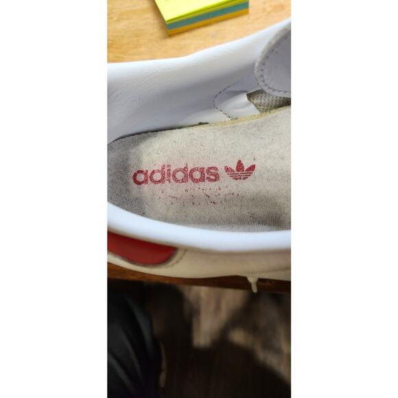 Adidas Samba OG White Victory Red Sneakers Shoes Mens Size 13 EUC main image 12